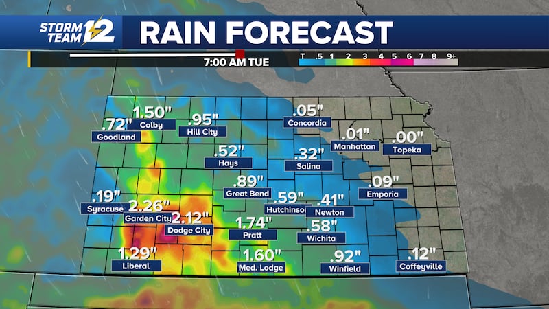 Monday It Is Raining Rain and a few storms through Monday
