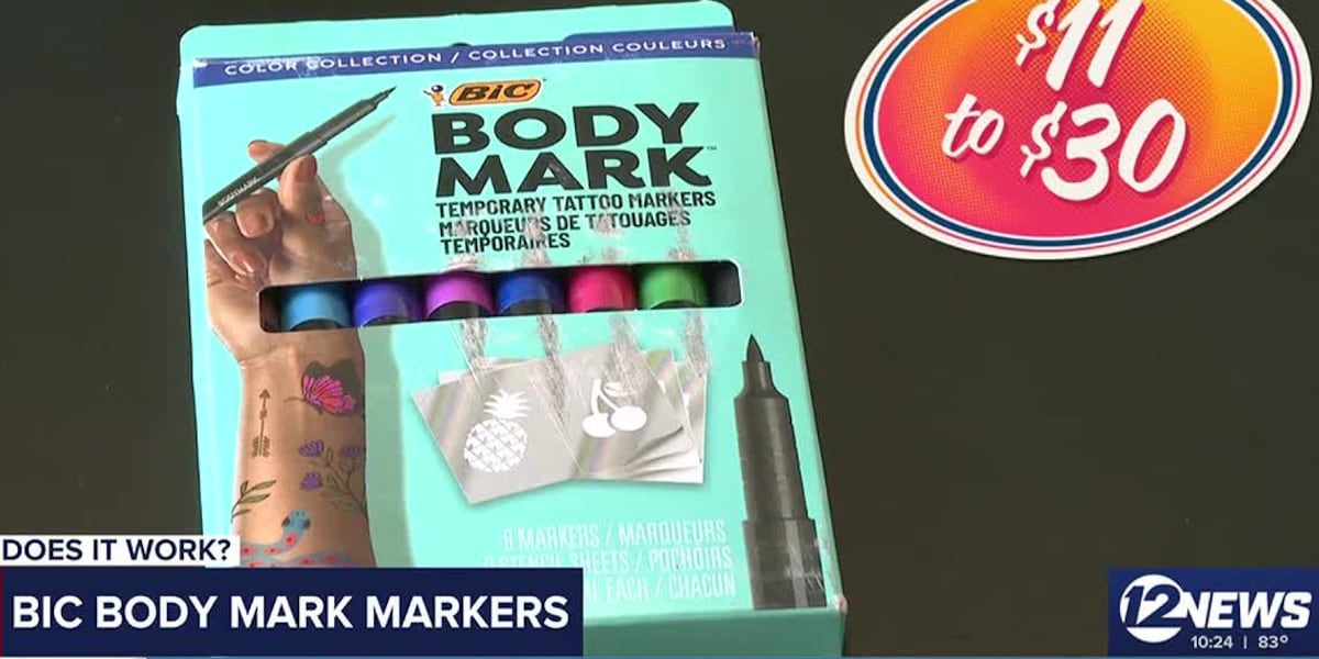 Does It Work: Bic Body Mark Temporary Tattoo Markers