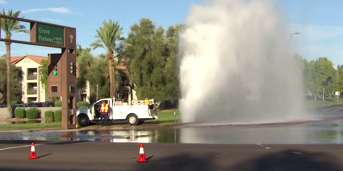 Driver doing donuts crashes into fire hydrant, causing $10,000 in damage