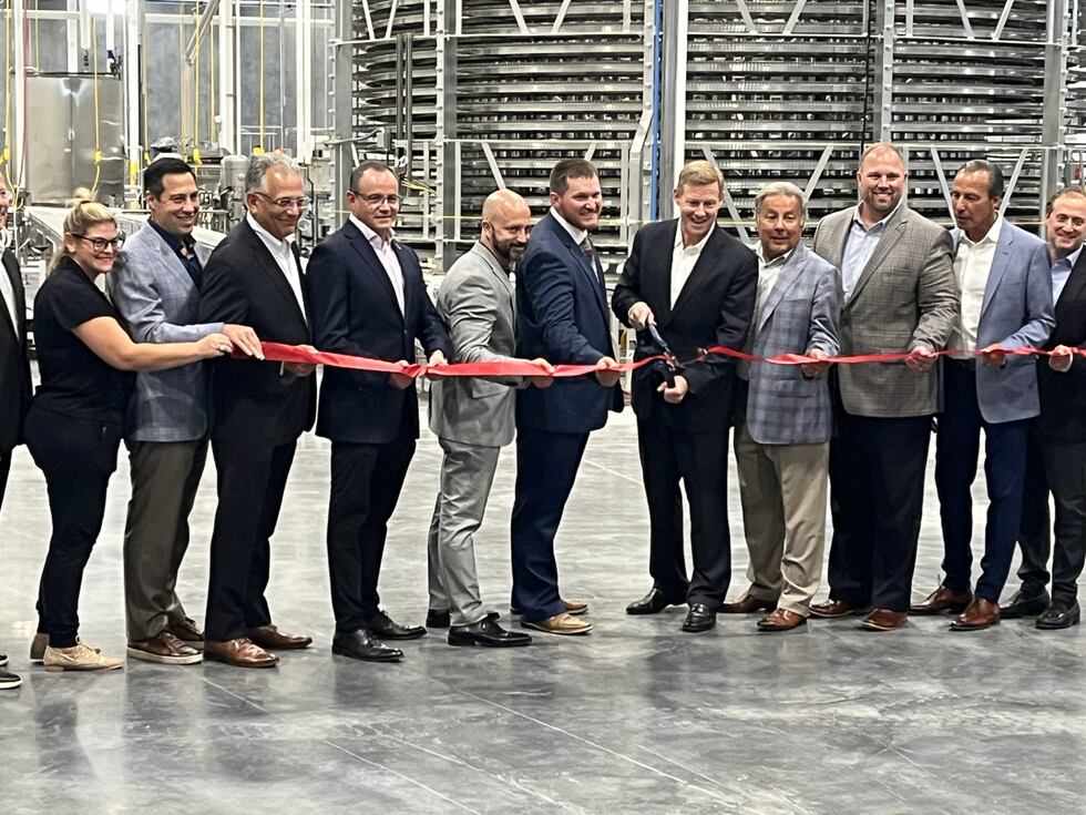 Scott Cheever JTM Foods holds ribbon cutting at ict21 Industrial Park