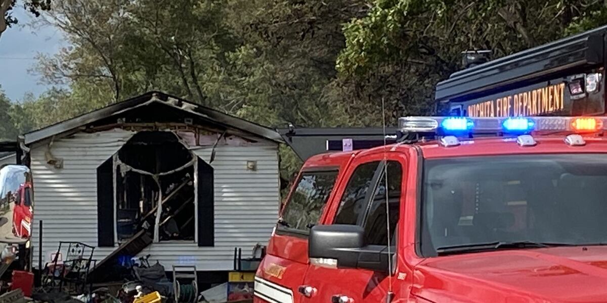 Wichita Fire Rv No one hurt after house, RV fire in W. Wichita