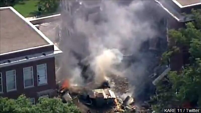 First Grad Explosion 1 dead, 1 missing after gas explosion at Minn. school