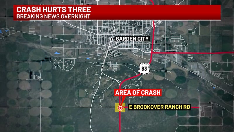 Troopers said it happened just after 11:30 p.m. south of Garden City.