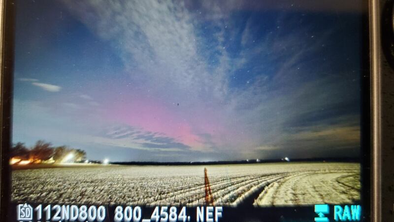Topeka Weathernow National Weather Service in Topeka catches glimpse of northern lights