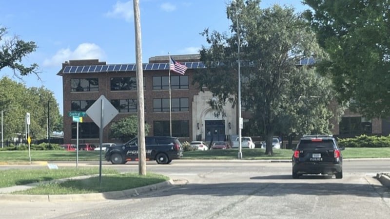 Wichita police respond to a report of shots fired near Central and I-135