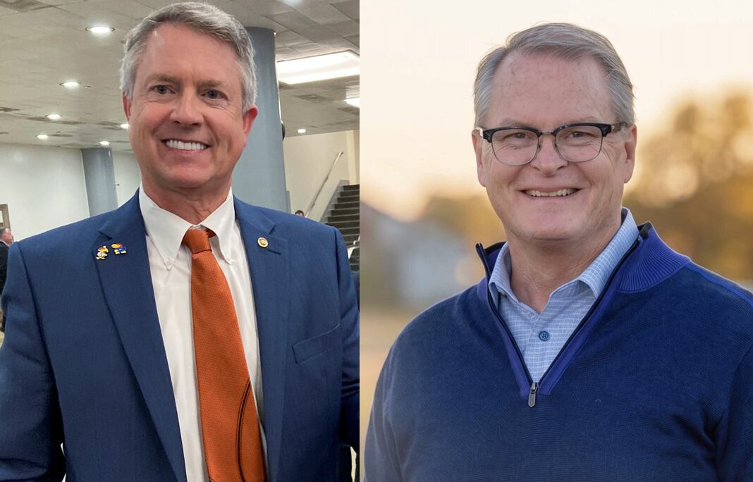 Adam Hamilton , Roger Marshall campaign across Wichita area ahead of Senate race