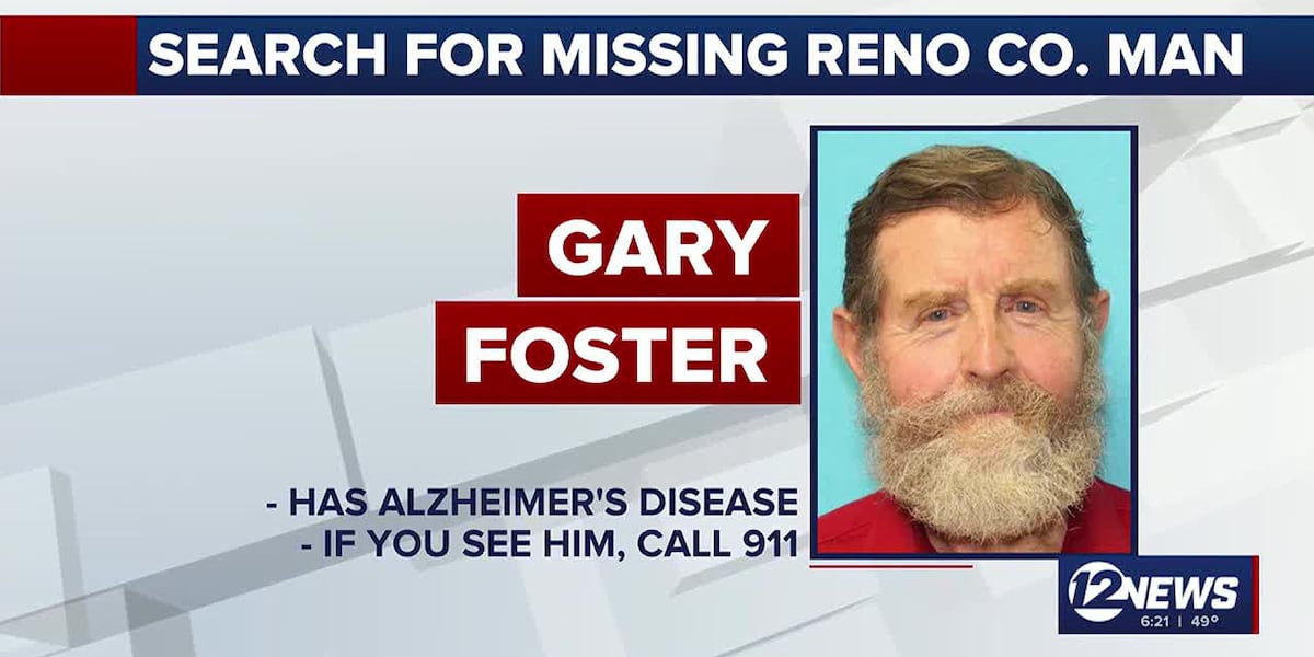 Search for missing Reno County man ends, Silver Alert still in effect Search for missing Reno County man ends, Silver Alert still in effect