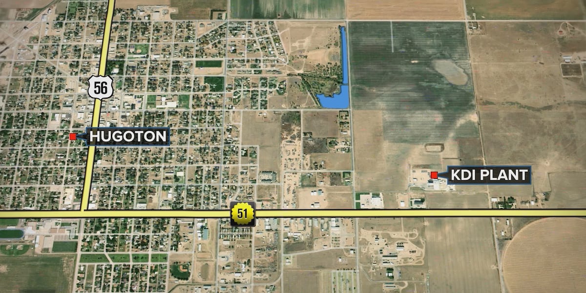 Hugoton Ks Map Kansas Dairy Ingredients closes Hugoton plant a few years after multi ...