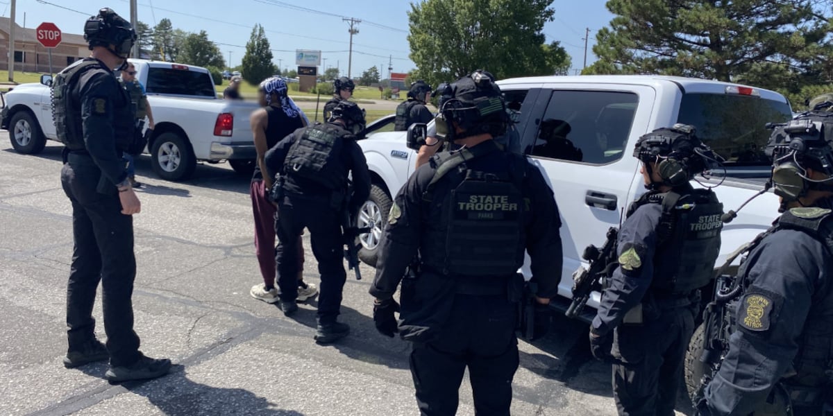 Photo: kwch.com Operation Iron Sights: 34 Arrested and 58 Firearms Seized in Wichita Crime Initiative