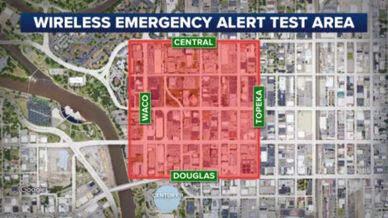 Wireless Emergency Alert Test Area (Sept. 12)