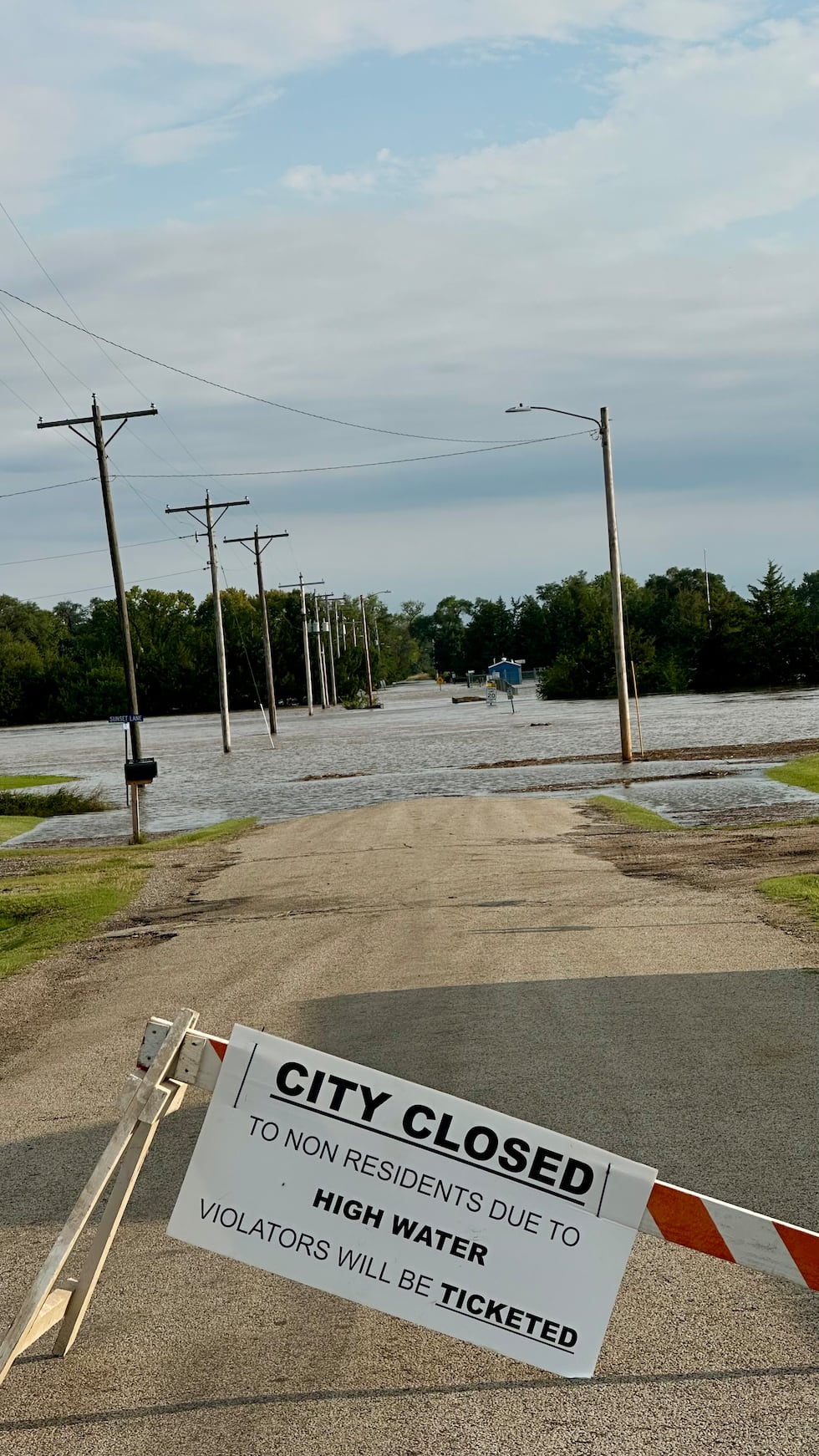 Parts of central Kansas received up to 10 inches of rain on Monday, including the town of...