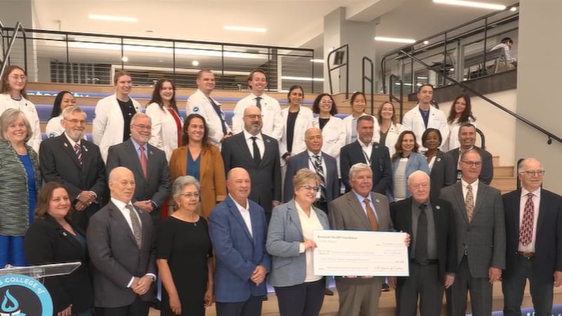 Wichita’s Riverside Health Foundation presents a $1.3 million gift to Kansas Health Science...