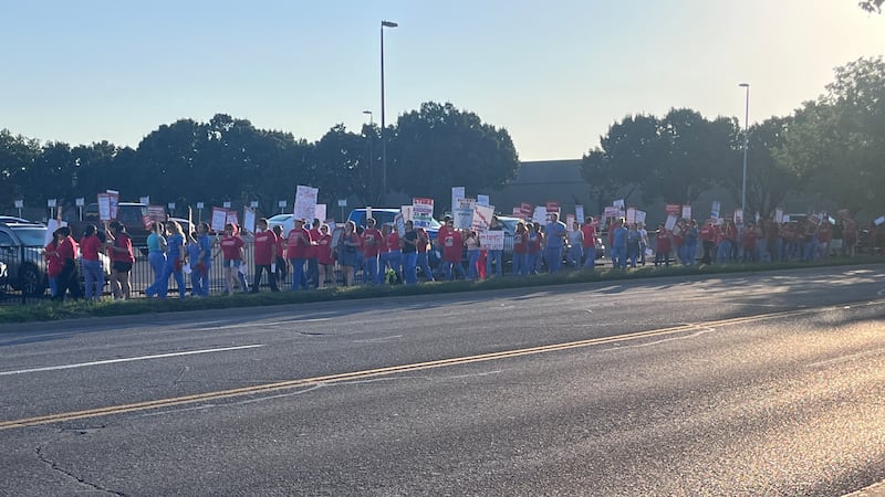 Strike of Ascension Via Christi nurses in Wichita, Kansas