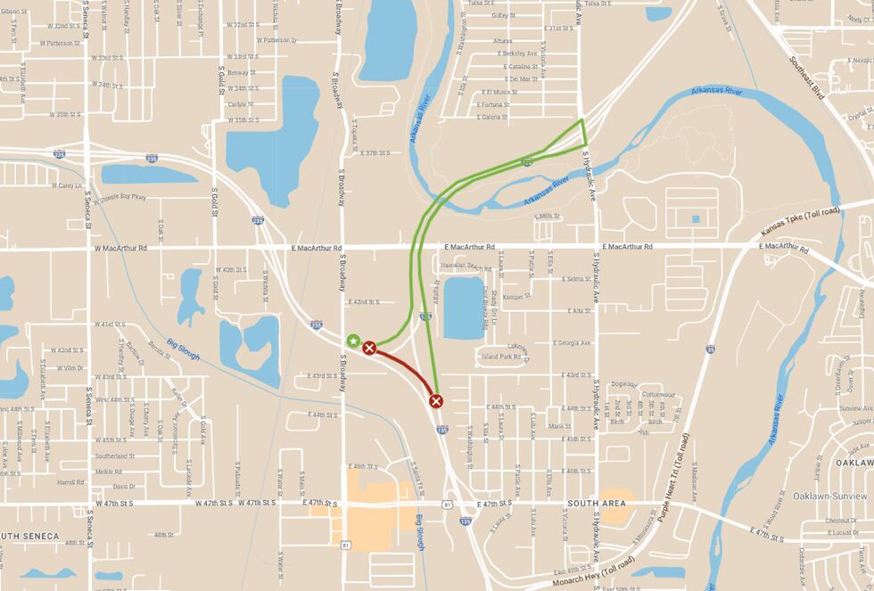 I-135 to I-235 ramp set to close Monday I-135 to I-235 ramp set to close Monday