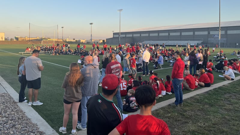 Parents, families, friends and teammates gathered at Stryker Sports Complex Wednesday night in...