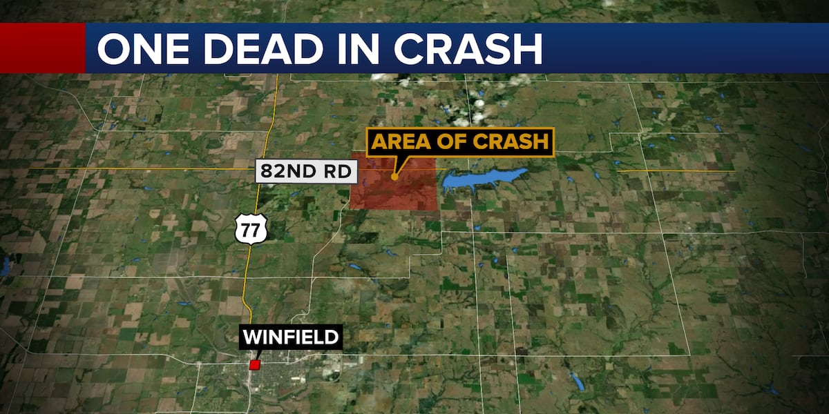 Cowley County sheriff confirms fatal crash near Winfield