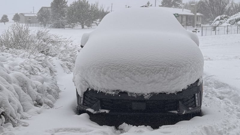 A winter storm moved through southwest Kansas on Friday dropping nearly a foot of snow in some...