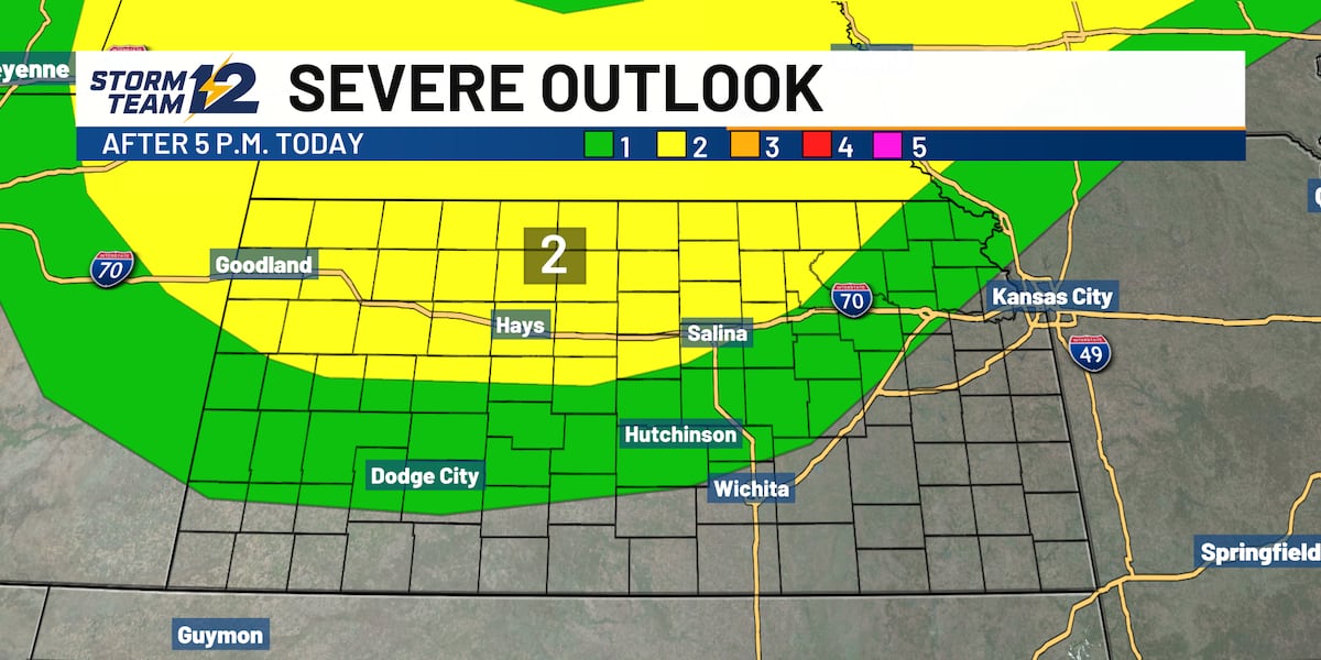 Severe storms for some tonight