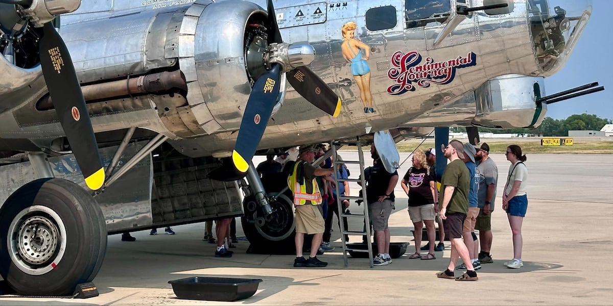 Visitors tour and fly on rare WWII aircraft during Wichita Warbird Week