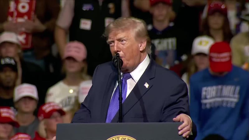 President Donald Trump made his second trip to the Palmetto State on Thursday as part of his...