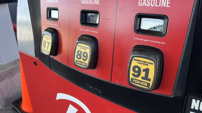 Gas pump in Wichita, Kansas