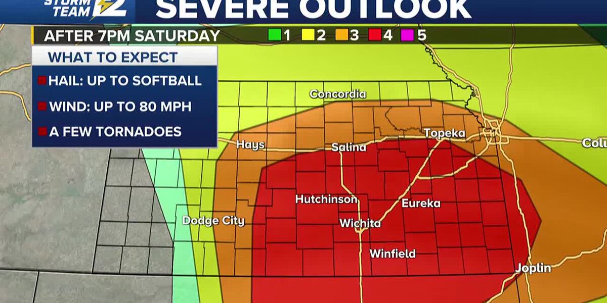 Weather Alert Day: Saturday's severe weather outlook - KWCH
