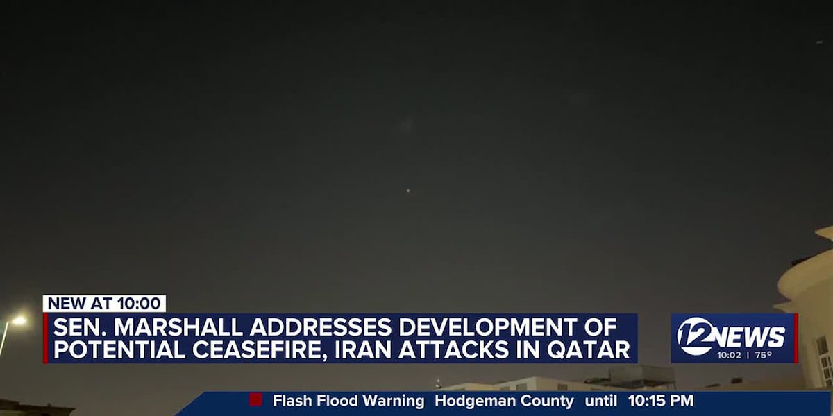 Kansas Sen. Roger Marshall addresses development of potential ceasefire, Iran attacks in Qatar