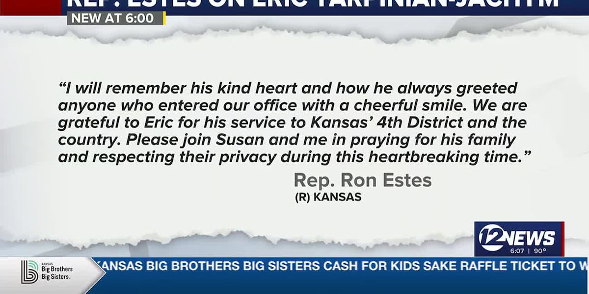 Rep. Estes offers condolences for intern shot, killed in D.C.