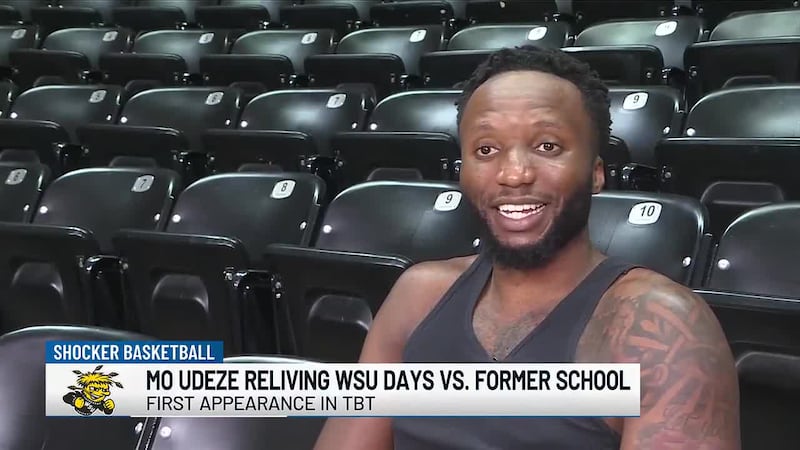 The Wichita State alumnus is reliving his days in Charles Koch Arena.