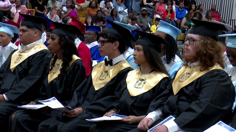 One graduate’s father spoke after the ceremony about watching his youngest child cross the stage.