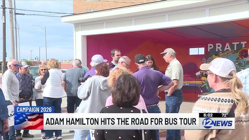 Adam Hamilton's bus tour is in Pratt Kansas