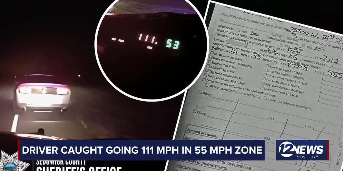 Code 55 Driver 100+ MPH in a 55: Driver blames being late
